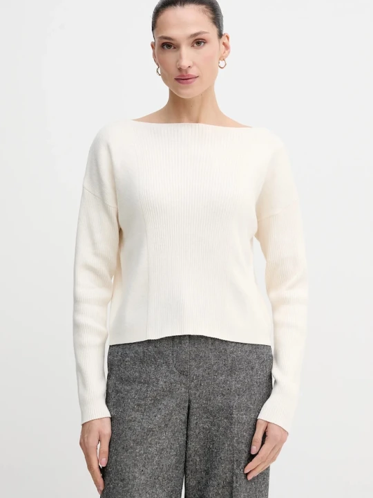 Zdjęcie produktu Sisley sweter z domieszką wełny beżowy
