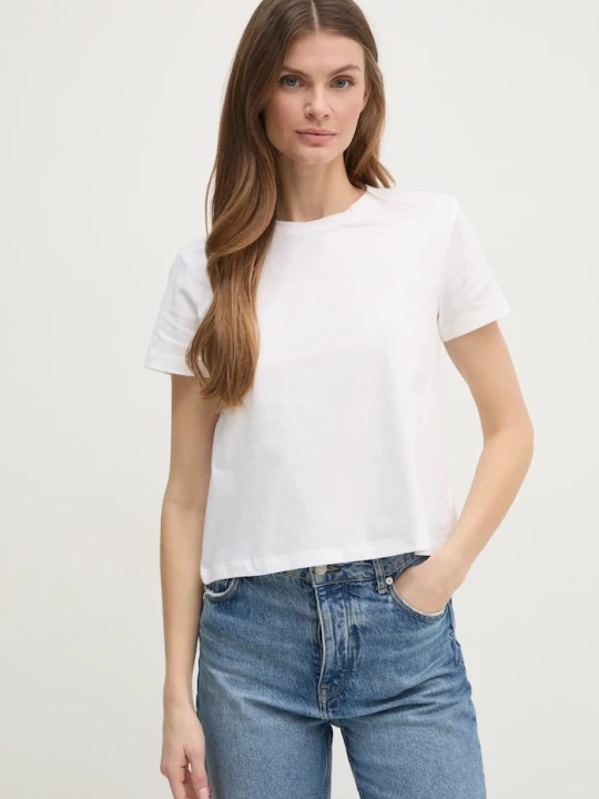 Zdjęcie produktu Sisley t-shirt bawełniany beżowy