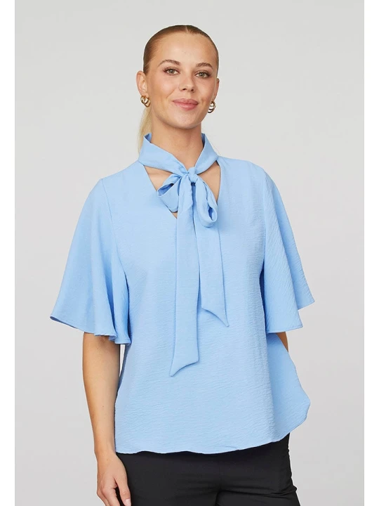 Zdjęcie produktu SisterS point Bluzka w kolorze błękitnym rozmiar: XS