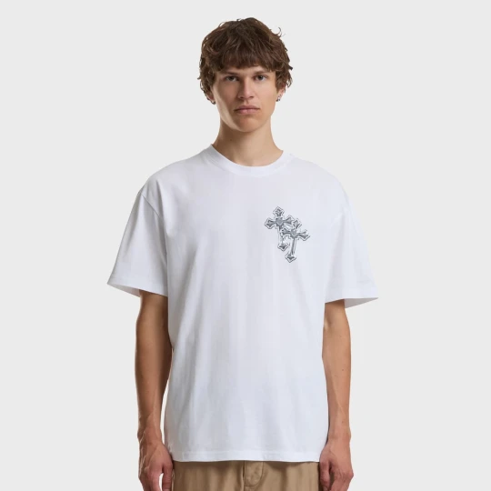 Zdjęcie produktu Six Crosses Oversize Tee Mister Tee biały