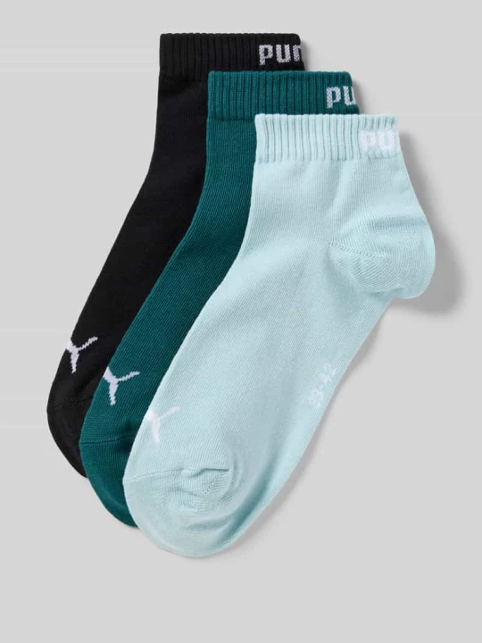 Zdjęcie produktu Skarpeta z detalami z logo w 3‑pakiecie Puma Zielony