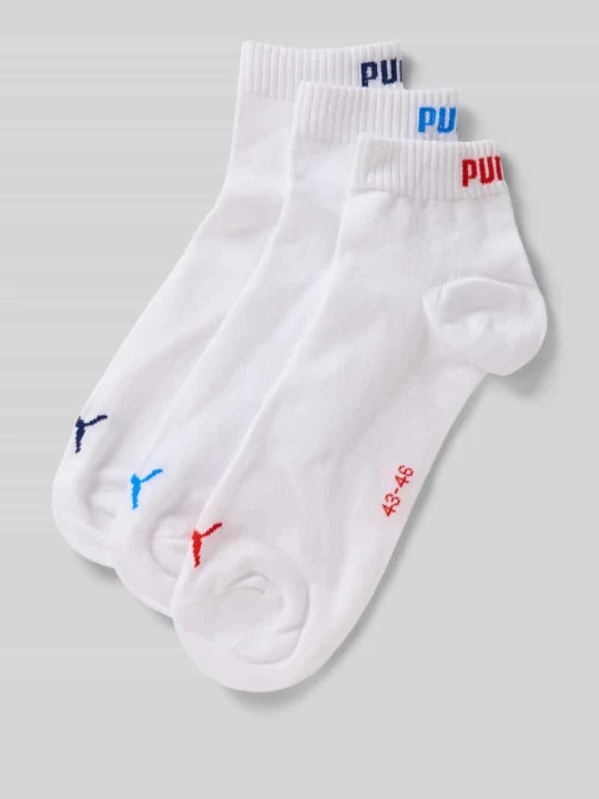 Zdjęcie produktu Skarpeta z detalami z logo w 3‑pakiecie Puma Biały