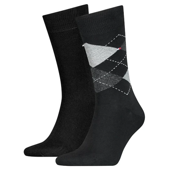 Zdjęcie produktu Skarpetki 2 pary Men Sock 2P Black 100001495 200 039 (TH302-a) Tommy Hilfiger