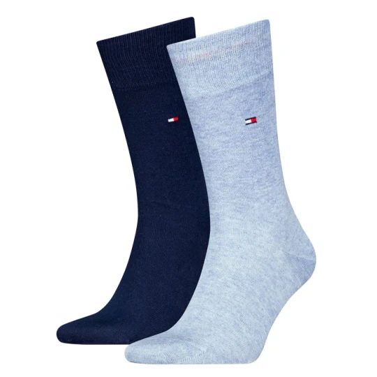 Zdjęcie produktu Skarpetki 2 pary Th Men Sock Classic 2P Light Blue Melange 371111 134 039 (TH648-c) Tommy Hilfiger