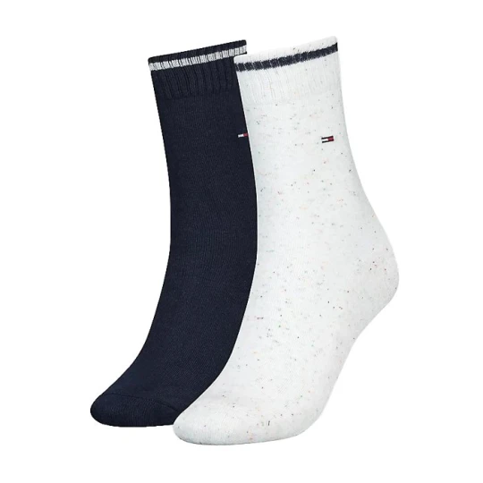 Zdjęcie produktu Skarpetki 2 pary Th Women Sock 2P Neppy Gif White 701220710 001 039 (TH663-a) Tommy Hilfiger