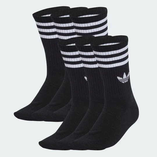 Zdjęcie produktu Skarpetki 3-Stripes Crew 6 Pairs Adidas czarny