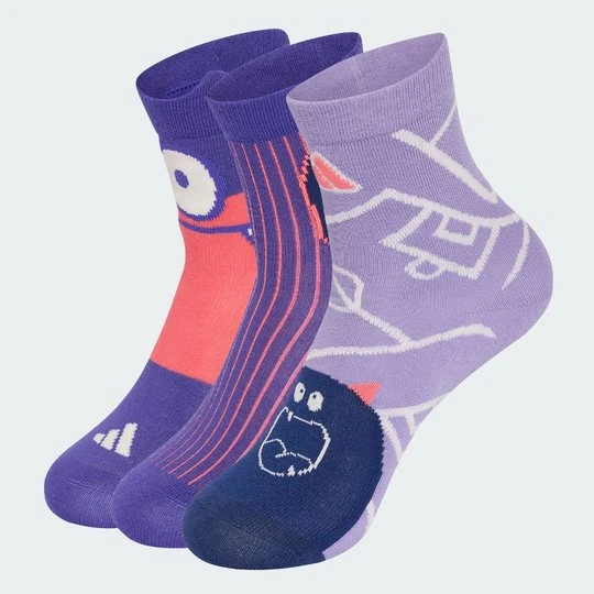 Zdjęcie produktu Skarpetki dla małych dzieci Tiro_nster 3PP Adidas fioletowy