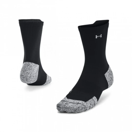 Zdjęcie produktu Skarpetki do biegania uniseks Under Armour UA AD Run Cushion 1pk Mid - czarne