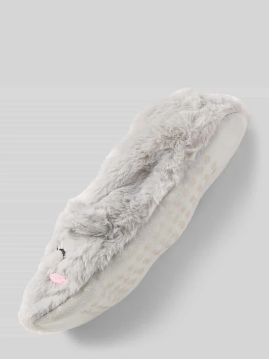 Zdjęcie produktu Skarpetki do przytulania z ozdobne aplikacje model 'Koala' CAPELLI NEW YORK Jasnoszary