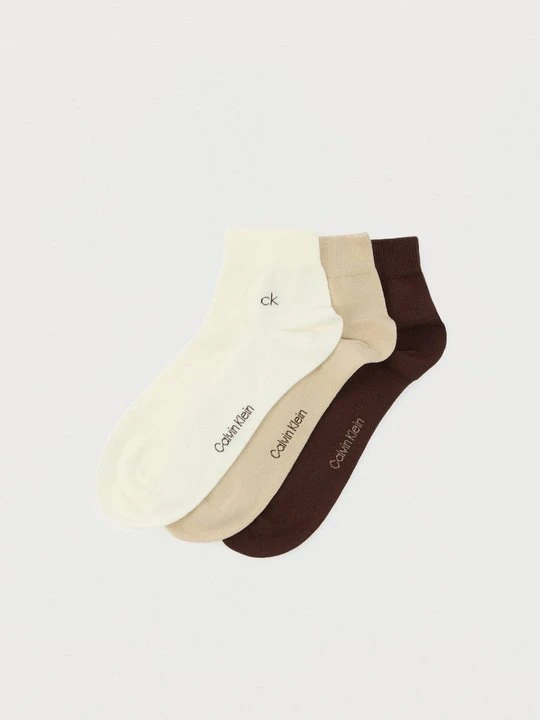 Zdjęcie produktu Skarpetki do sneakersów Calvin Klein ciemnobrązowy