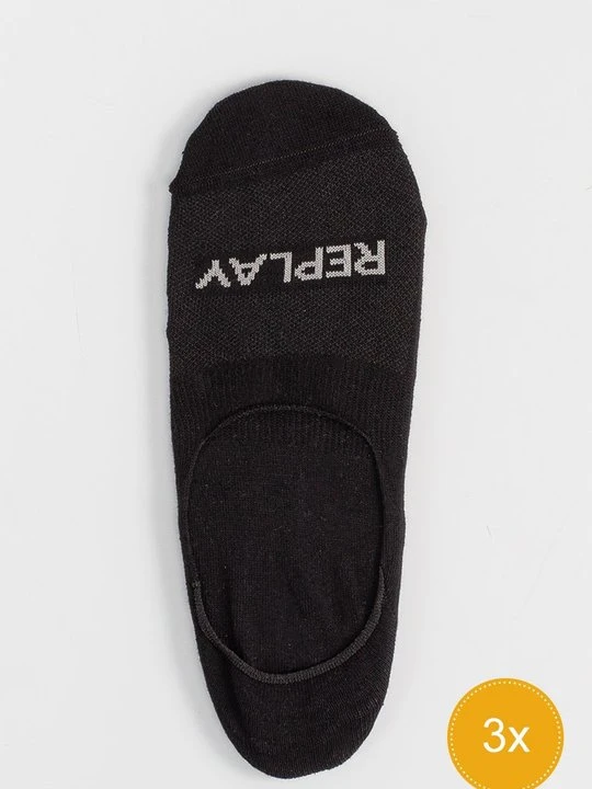 Zdjęcie produktu Skarpetki do sneakersów Replay czarny