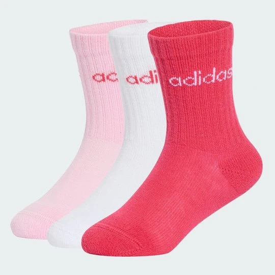 Zdjęcie produktu SKARPETKI DZIECIĘCE LINEAR CREW 3 PARY W OPAKOWANIU Adidas biały