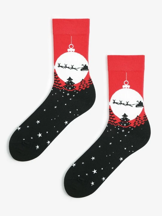 Zdjęcie produktu Skarpetki męskie z zaprzęgiem św. Mikołaja Men Santas Sledge Marilyn