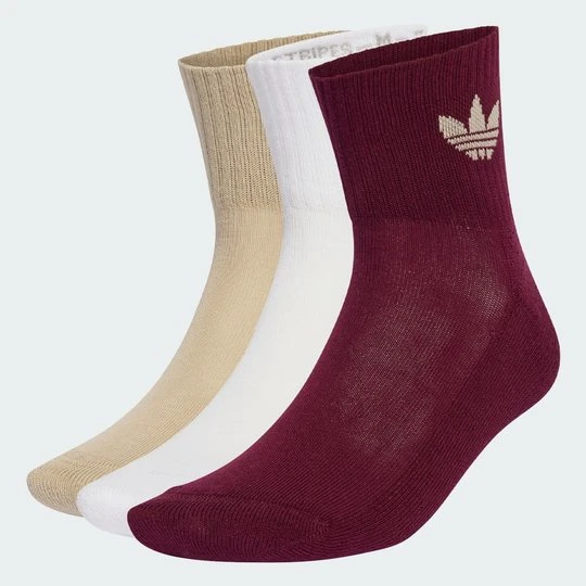 Zdjęcie produktu Skarpetki Mid Crew 3 Pairs Adidas biały