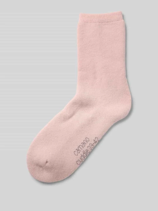 Zdjęcie produktu Skarpetki o kroju regular fit z mieszanki wełny z dodatkiem wiskozy model ‘Cosy’ CAMANO Różowawy