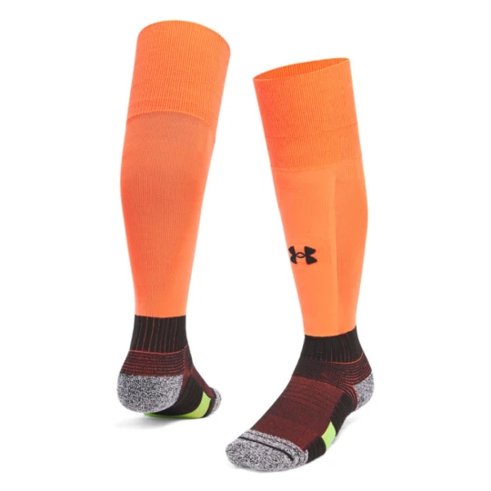 Zdjęcie produktu Skarpetki piłkarskie uniseks Under Armour UA Magnetico Pocket 1pk OTC - pomarańczowe