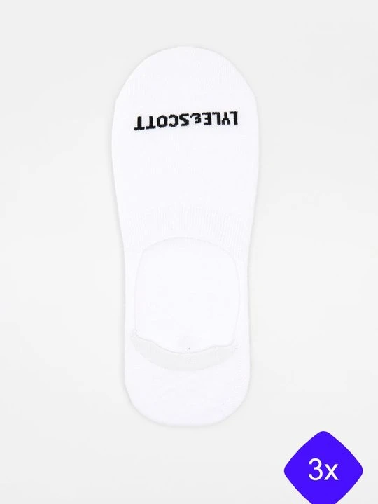 Zdjęcie produktu Skarpetki stopki Lyle & Scott biały