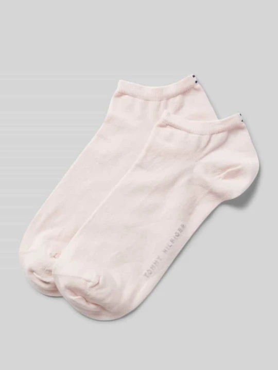 Zdjęcie produktu Krótkie skarpety z napisem z logo w zestawie 2 szt. Tommy Hilfiger Różowy