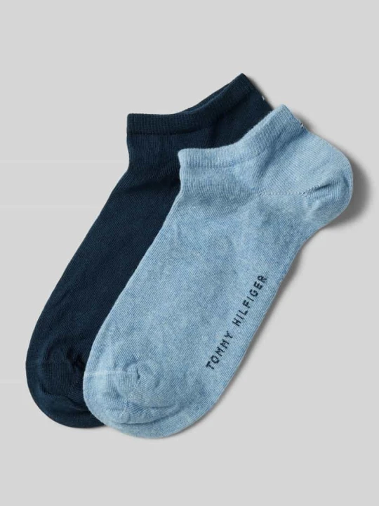 Zdjęcie produktu Skarpety do sneakersów w zestawie 2 szt. Tommy Hilfiger Błękitny melanż