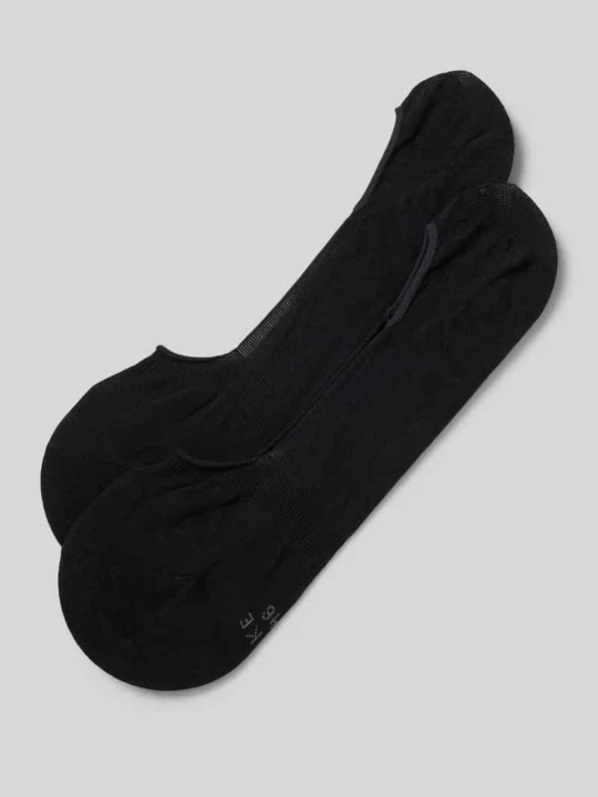 Zdjęcie produktu Skarpetki stopki z detalem z logo model ‘Step Medium Cut’ Falke Czarny
