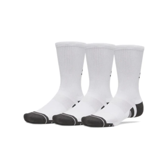 Zdjęcie produktu Skarpetki treningowe długie (3-pack) uniseks Under Armour New UA Perf Tech 3pk Crew - białe