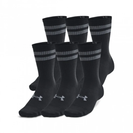 Zdjęcie produktu Skarpetki treningowe uniseks (6-pack) Under Armour UA Essential 6pk Crew - czarne