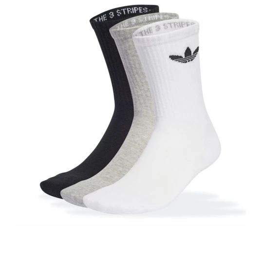 Zdjęcie produktu Skarpetki unisex adidas Originals 3-Stripies High Crew 3 Pairs JV7416 - białe