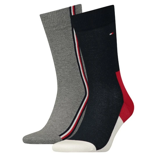 Zdjęcie produktu Skarpety 2 pary Men Iconic Hidden Sock 2P Tommy Original 471010001 085 039 (TH312-a) Tommy Hilfiger