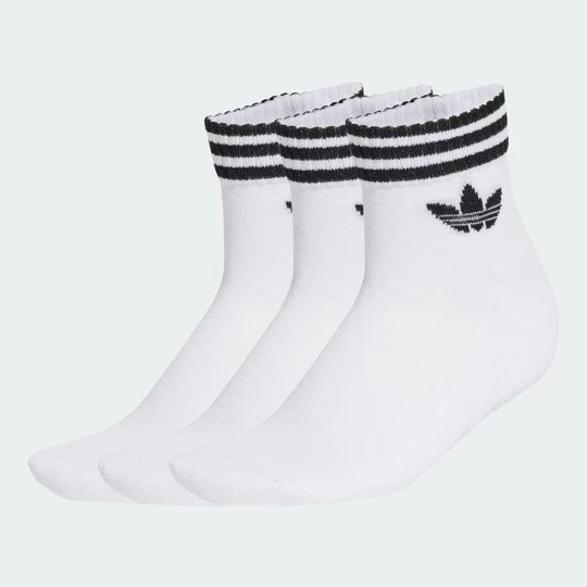 Zdjęcie produktu Skarpety 3-Stripes Ankle 3 Pairs Adidas biały