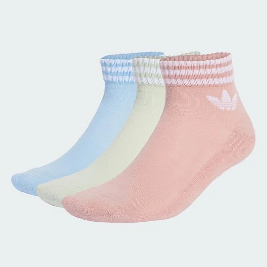 Zdjęcie produktu Skarpety 3-Stripes Ankle 3 Pairs Adidas różowy