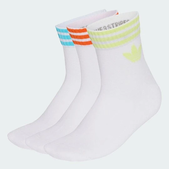 Zdjęcie produktu Skarpety 3-Stripes Ankle 3 Pairs Adidas biały