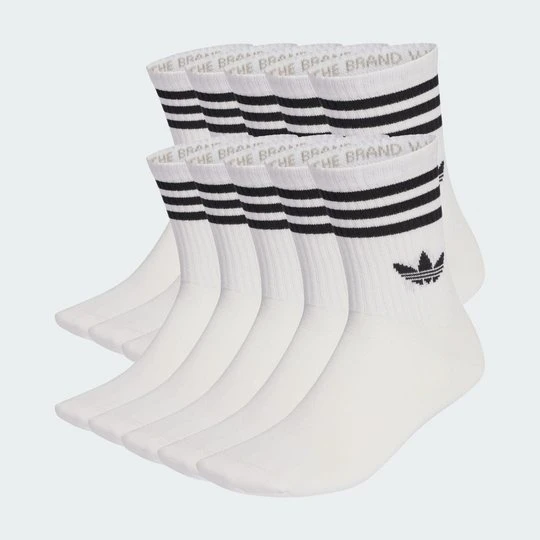 Zdjęcie produktu SKARPETY 3-STRIPES CREW 10 PAR Adidas biały