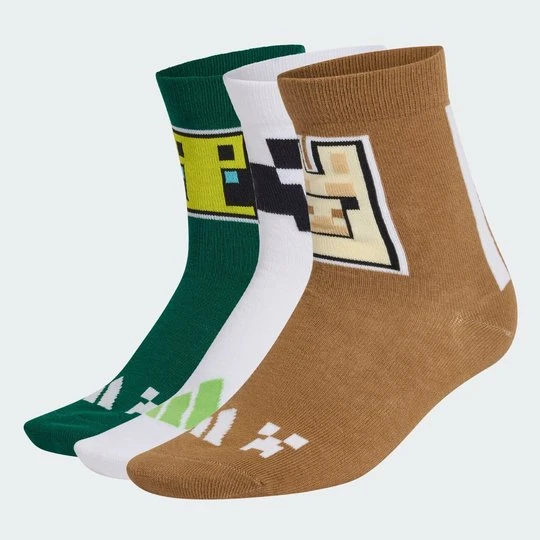 Zdjęcie produktu SKARPETY ADIDAS MINECRAFT YOUTH szary