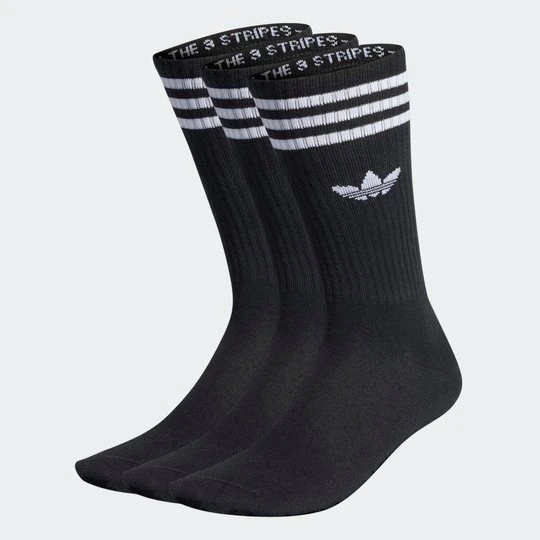 Zdjęcie produktu Skarpety adidas Solid Crew – 3 pary czarny