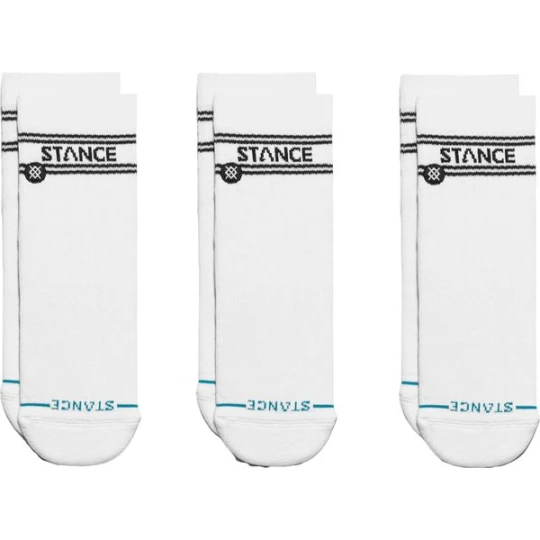 Zdjęcie produktu Skarpety Basic Quarter 3 pary Stance Biały
