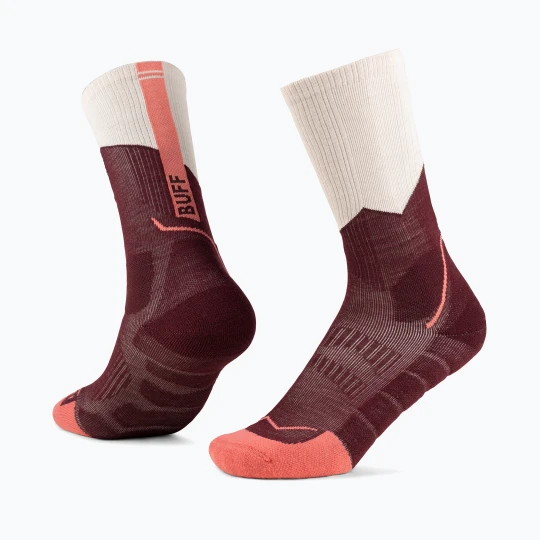 Zdjęcie produktu Skarpety BUFF Midweight Crew wine Bordowy