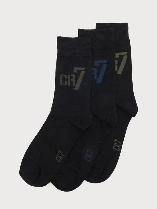 Zdjęcie produktu Skarpety CR7 Cristiano Ronaldo metaliczna czerń