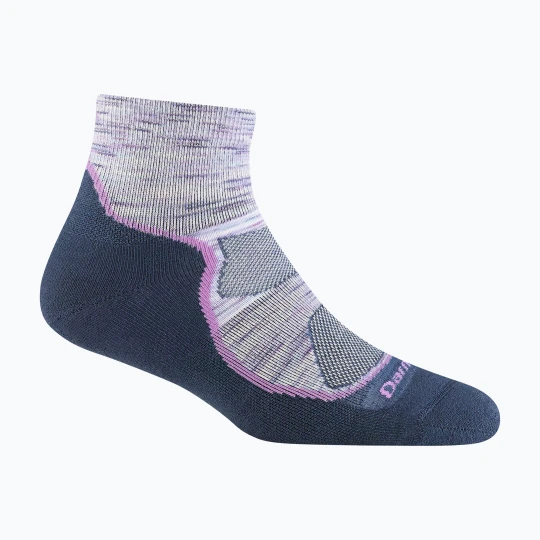 Zdjęcie produktu Skarpety damskie Darn Tough Light Hiker 1/4 Sock Cushion cosmic purple Fioletowy