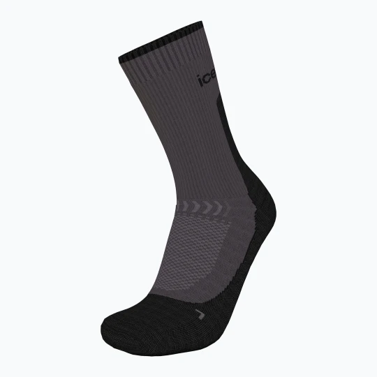 Zdjęcie produktu Skarpety damskie icebreaker Merino Hike+ Light Crew obsidian / black Szary