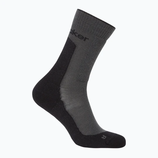 Zdjęcie produktu Skarpety damskie icebreaker Merino Hike+ Medium Crew obsidian / black Szary