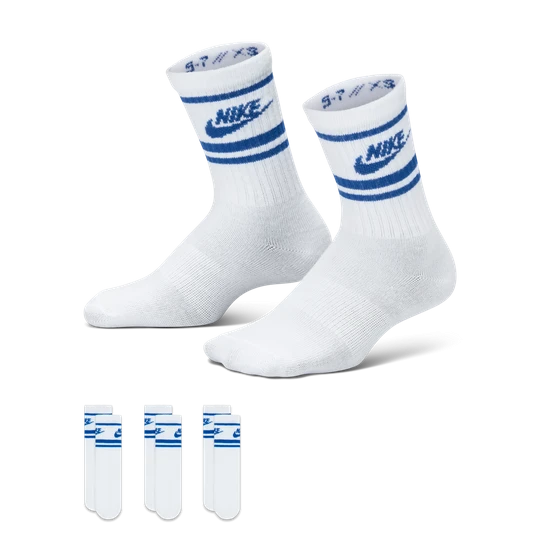 Zdjęcie produktu Skarpety dla dzieci Nike Dri-FIT Futura (3 pary) - Niebieski