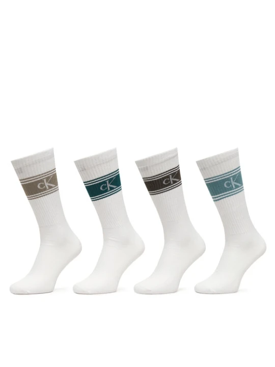 Zdjęcie produktu Skarpety długie Calvin Klein 701241210 Czarny Biały