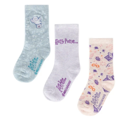 Zdjęcie produktu Skarpety długie Harry Potter ACCCS-AW24-225WBHP (3-pack) Różowy