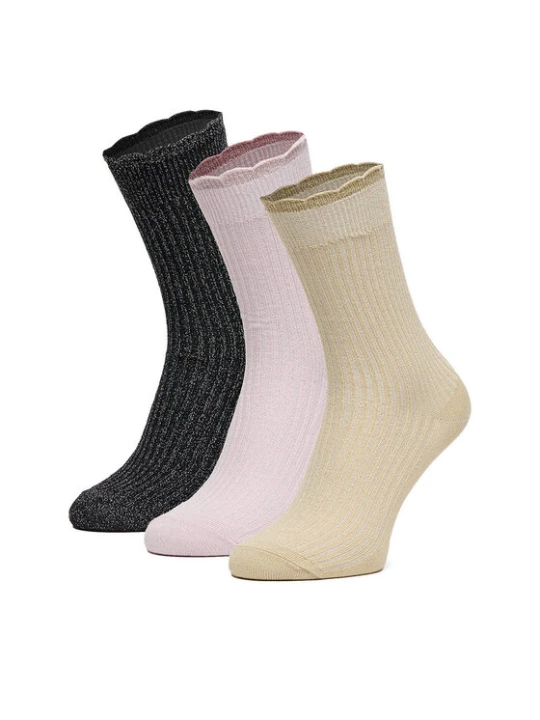 Zdjęcie produktu Skarpety długie Nine West CEO_AS_NW_07_W_AW25 (3 PACK) mix Różowy