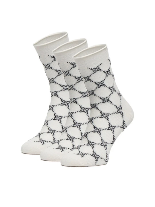 Zdjęcie produktu Skarpety długie Nine West CEO_BR_NW_Silver_01_Z_AW25 (3 PACK) Czarny