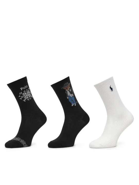 Zdjęcie produktu Skarpety długie Polo Ralph Lauren Bear Snowflake 455P18210001 Czarny