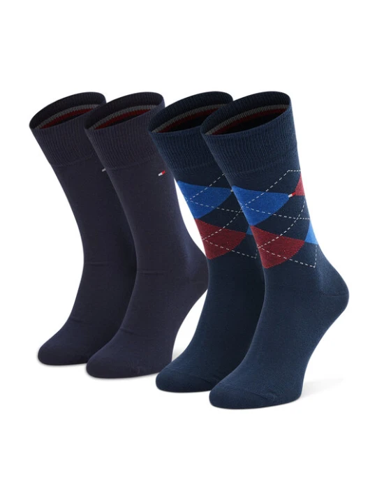 Zdjęcie produktu Skarpety długie Tommy Hilfiger 100001495 Granatowy