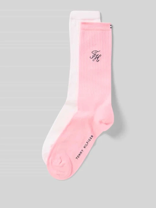 Zdjęcie produktu Skarpety długie z Mieszanka bawełny w Zestaw 2 szt. Tommy Hilfiger Mocnoróżowy