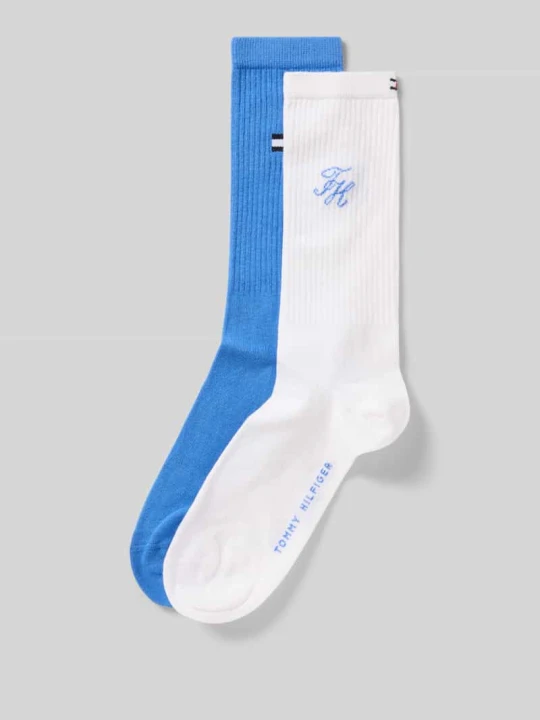 Zdjęcie produktu Skarpety długie z Mieszanka bawełny w Zestaw 2 szt. Tommy Hilfiger Królewski niebieski