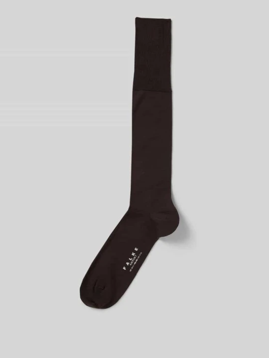 Zdjęcie produktu Podkolanówki z mieszanka wełny merino model 'Airport' Falke Średniobrązowy